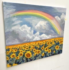 Sunflowers, Painting, Oil on Canvas