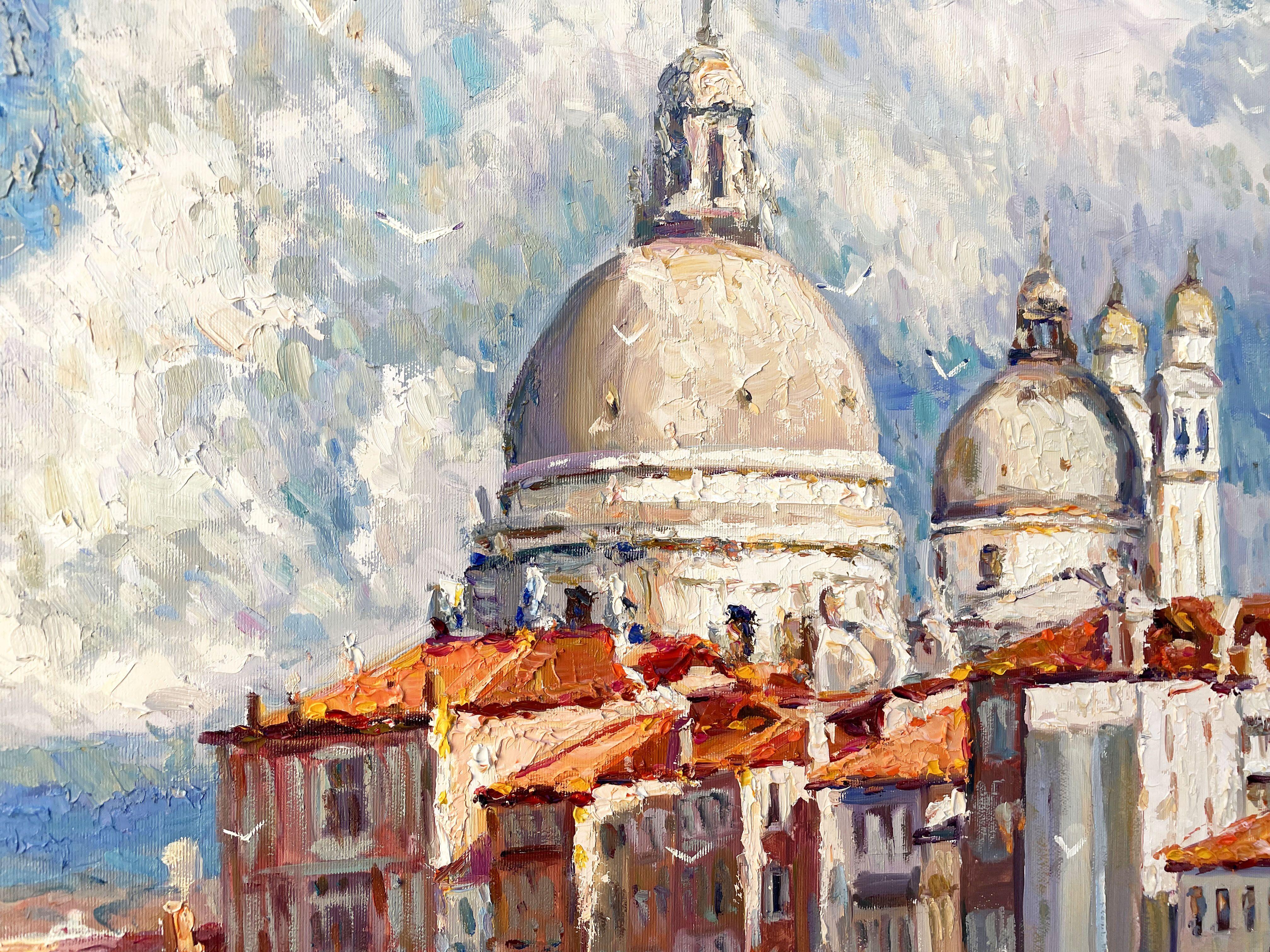 Peinture à l'huile originale de l'artiste ukrainien Evgeny Chernyakovsky    