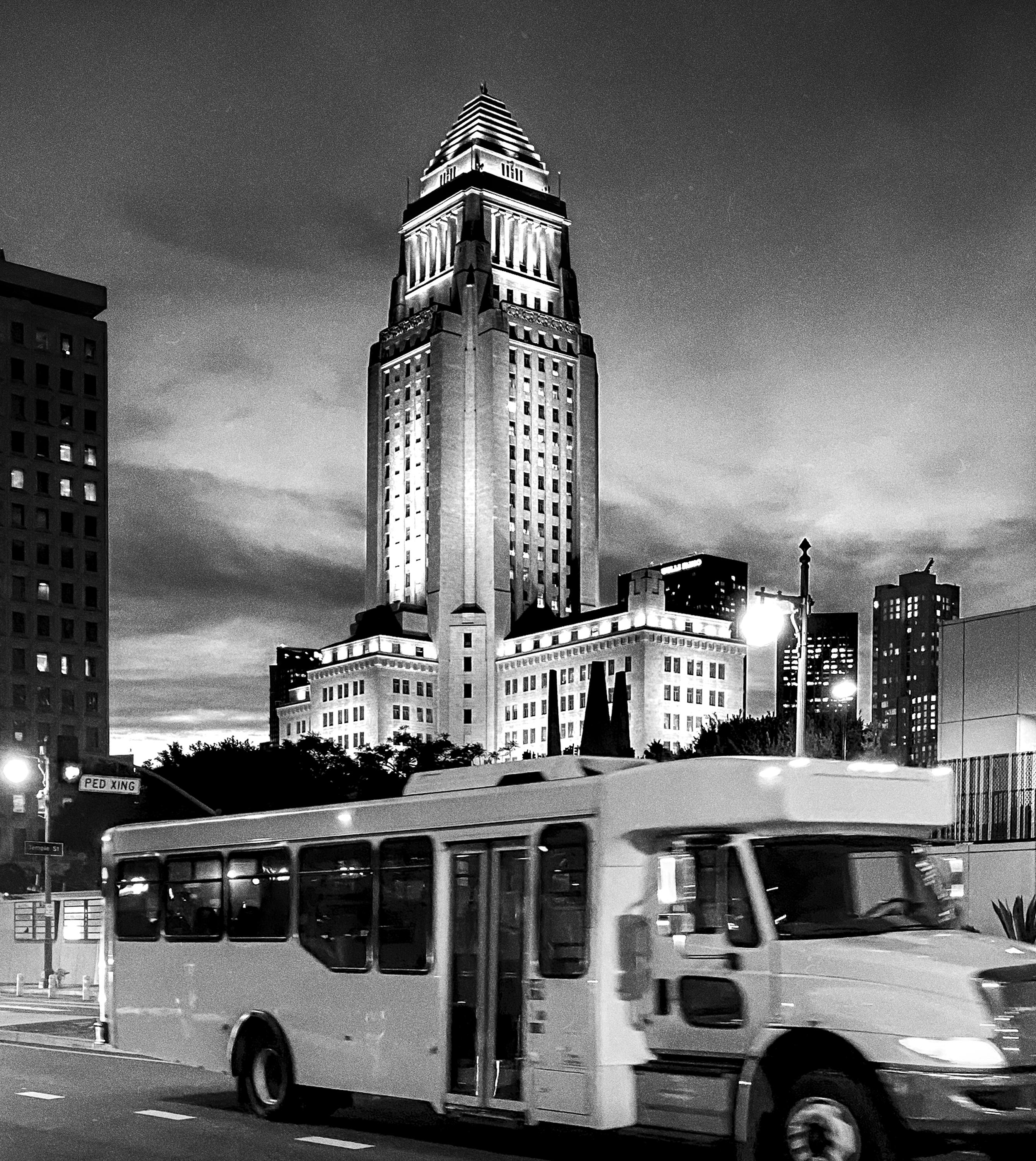 City Hall - black and white photograph - archival pigment print 24
