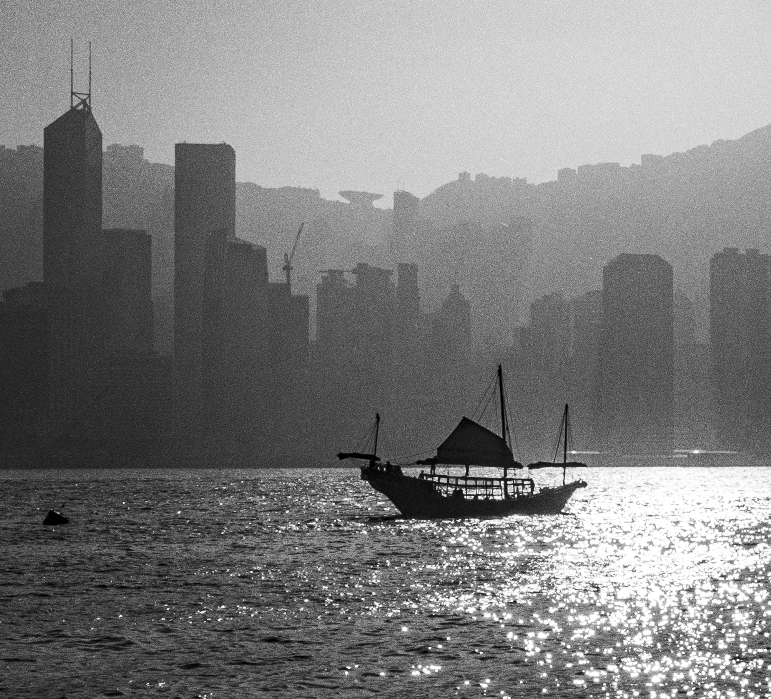 Hong Kong - black and white photograph - archival pigment print 17
