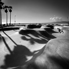 Venice Dunes - photographie noir et blanc - tirage pigmentaire d'archive 24 "x24"