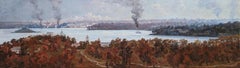 View of the bay. Sydney Landscape oil painting by Evgeny Kislenko