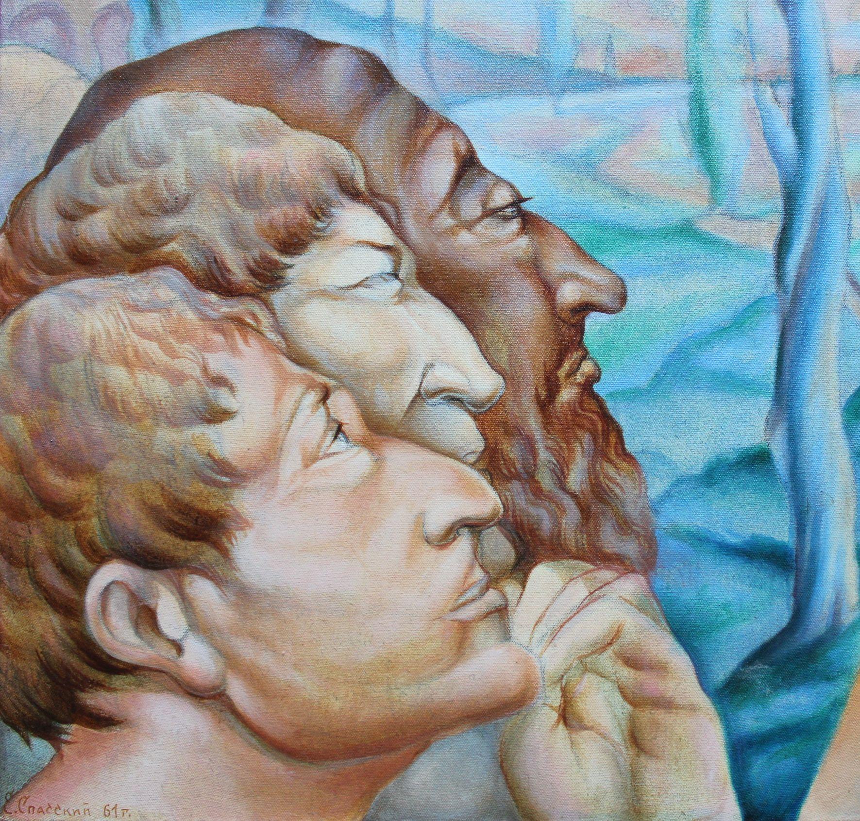 Sin título - Painting Realista de Evgeny Spassky