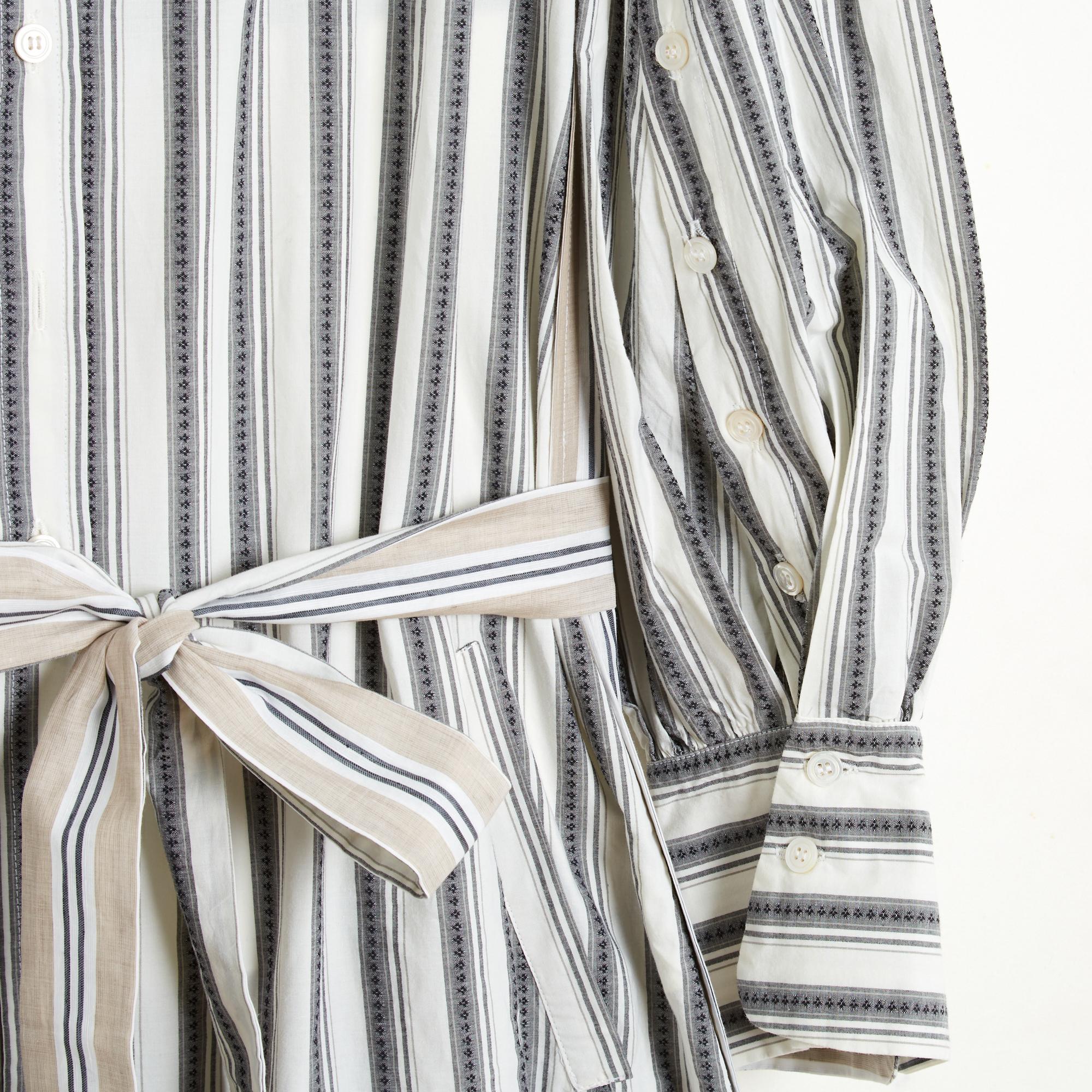 De las mujeres Evi Grintela Resort 2022 Bata FR38 Vestido camisero de algodón a rayas Eliot UK10 US8 en venta