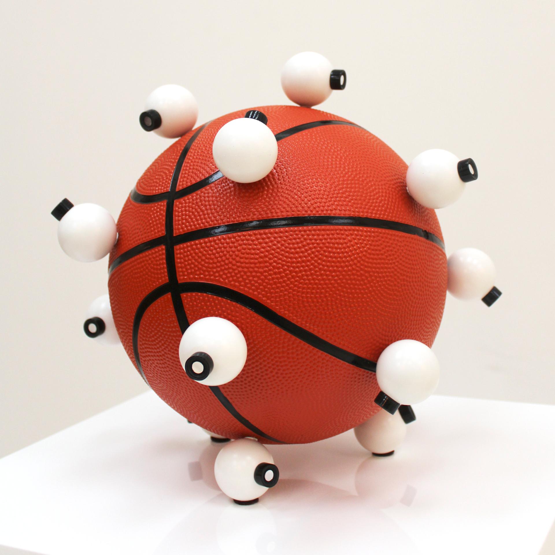 Modern ”Evidence” Bascketball Sculpture made by Alexandre Arrechea For Sale