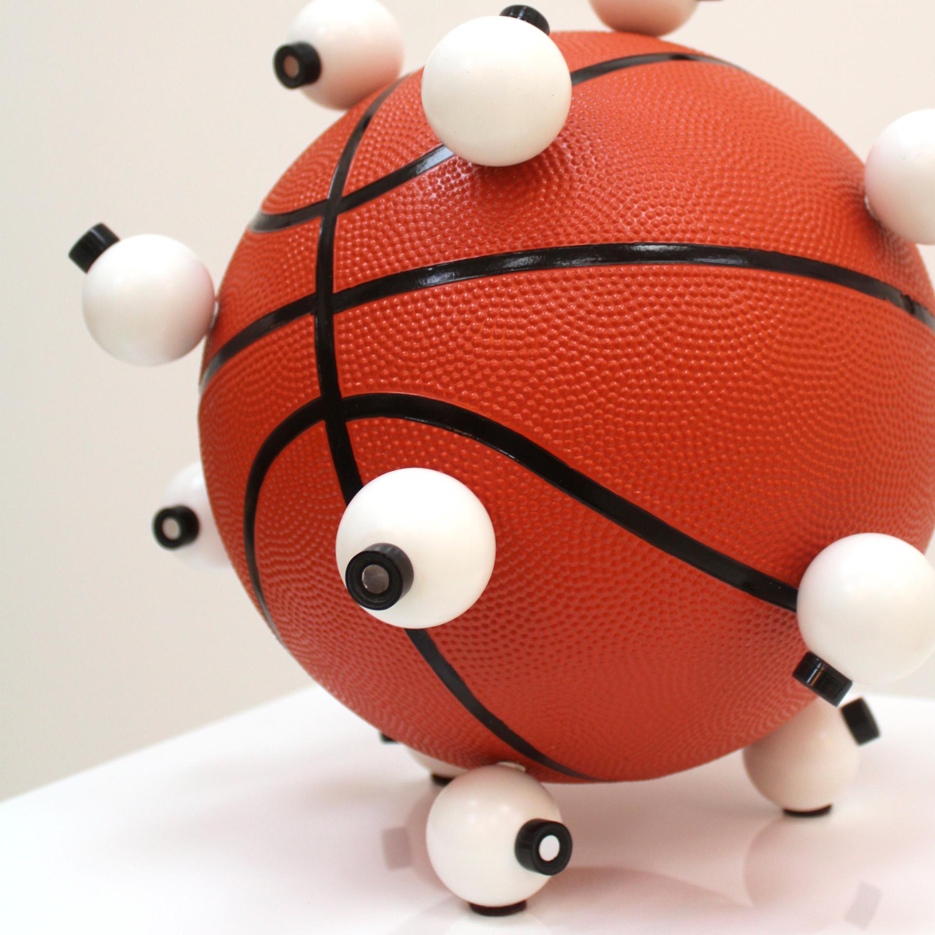 ”Evidence” Bascketball Sculpture made by Alexandre Arrechea In Excellent Condition For Sale In Madrid, ES