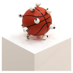 Sculpture de basket-ball réalisée par Alexandre Arrechea