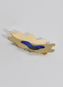 Große Evil Eye Schale aus Messing mit Halbedelsteinen, Viya von Vikram Goyal