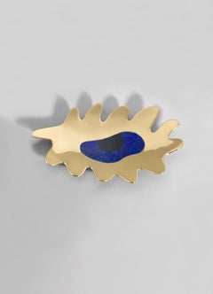 Cuenco del Mal de Ojo Pequeño de Latón con Piedra Semipreciosa, Viya de Vikram Goyal