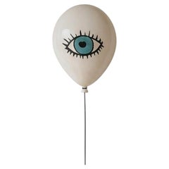 Evil Eye ceramic balloon wall sculpture - Handmade by ArtArsouf