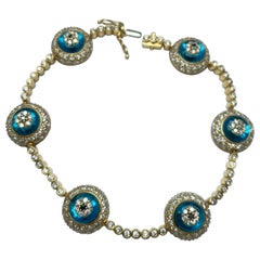 Evil Eye Diamant-Armband