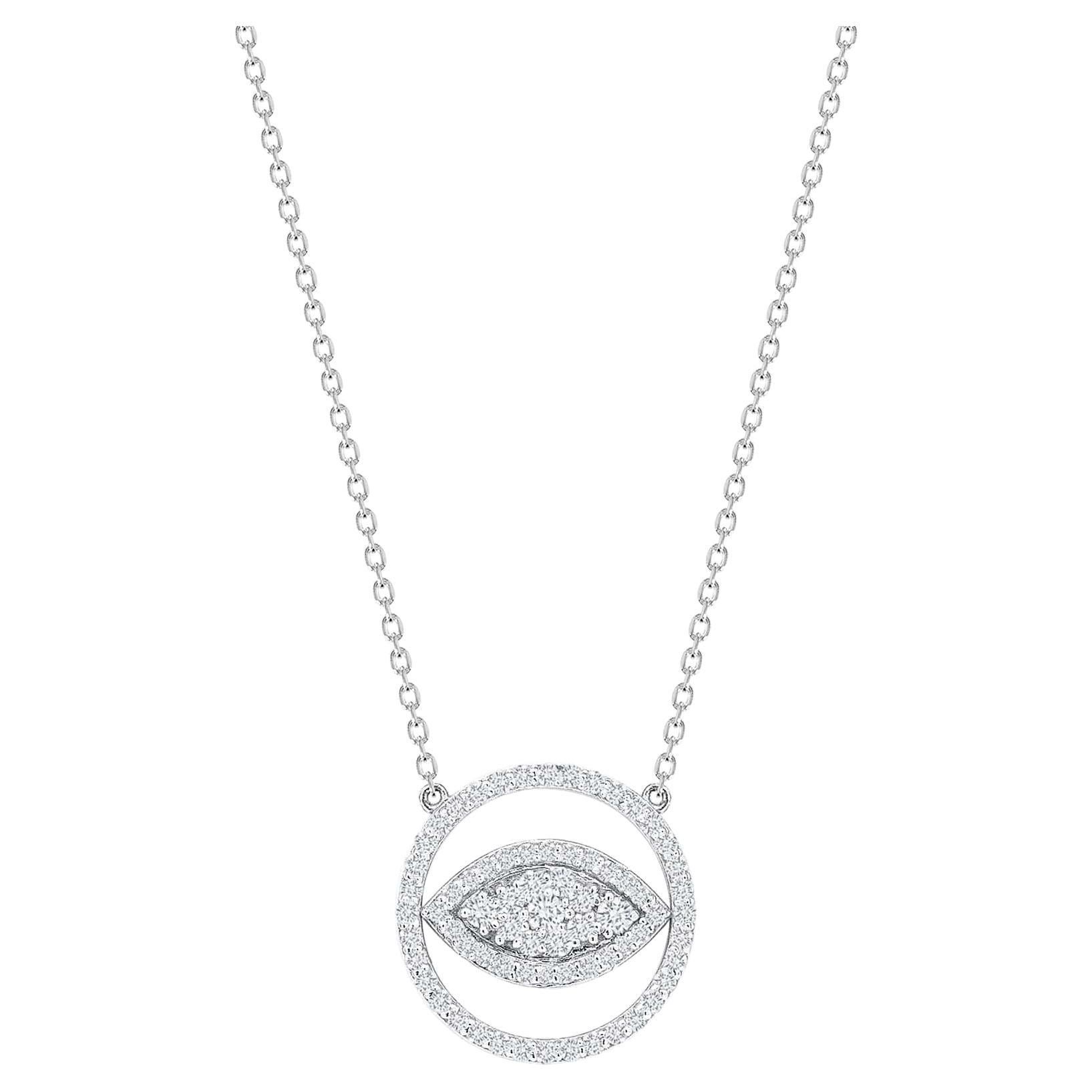 Alana's Diamond Eye Necklace For Sale