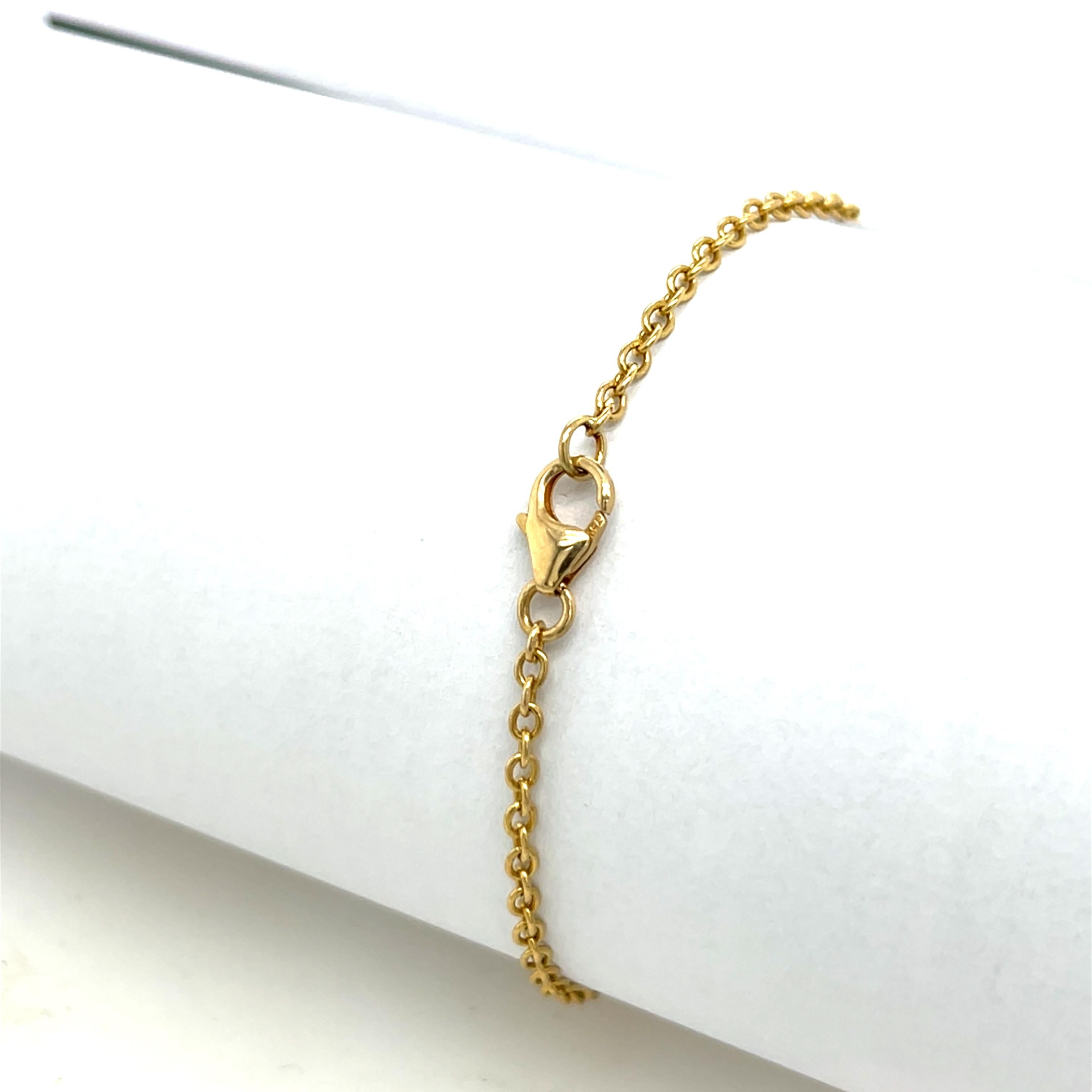 Bracelet en or jaune 14ct serti de diamants et de saphirs pour l'œil maléfique Excellent état - En vente à London, GB