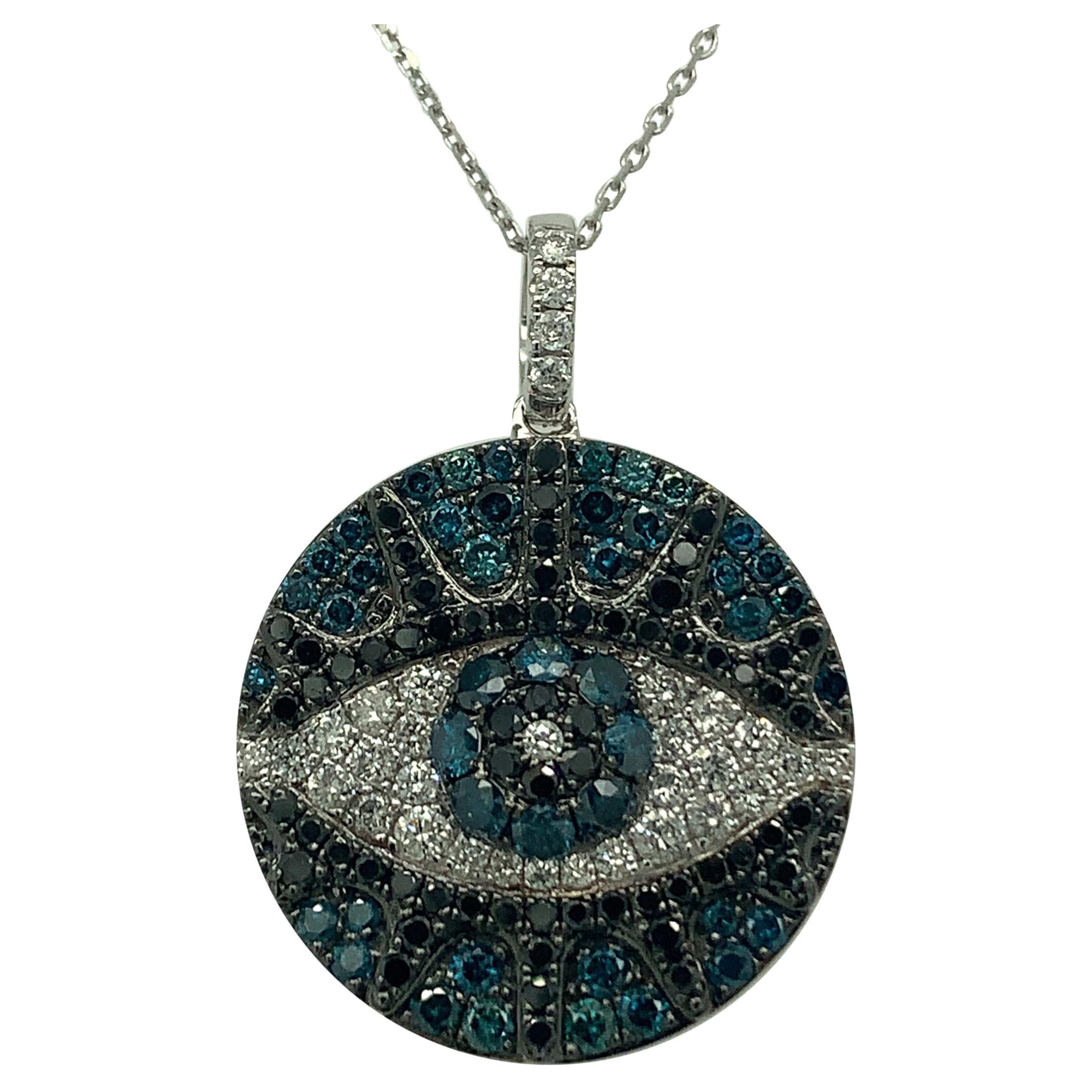 Evil Eye Diamant-Anhänger