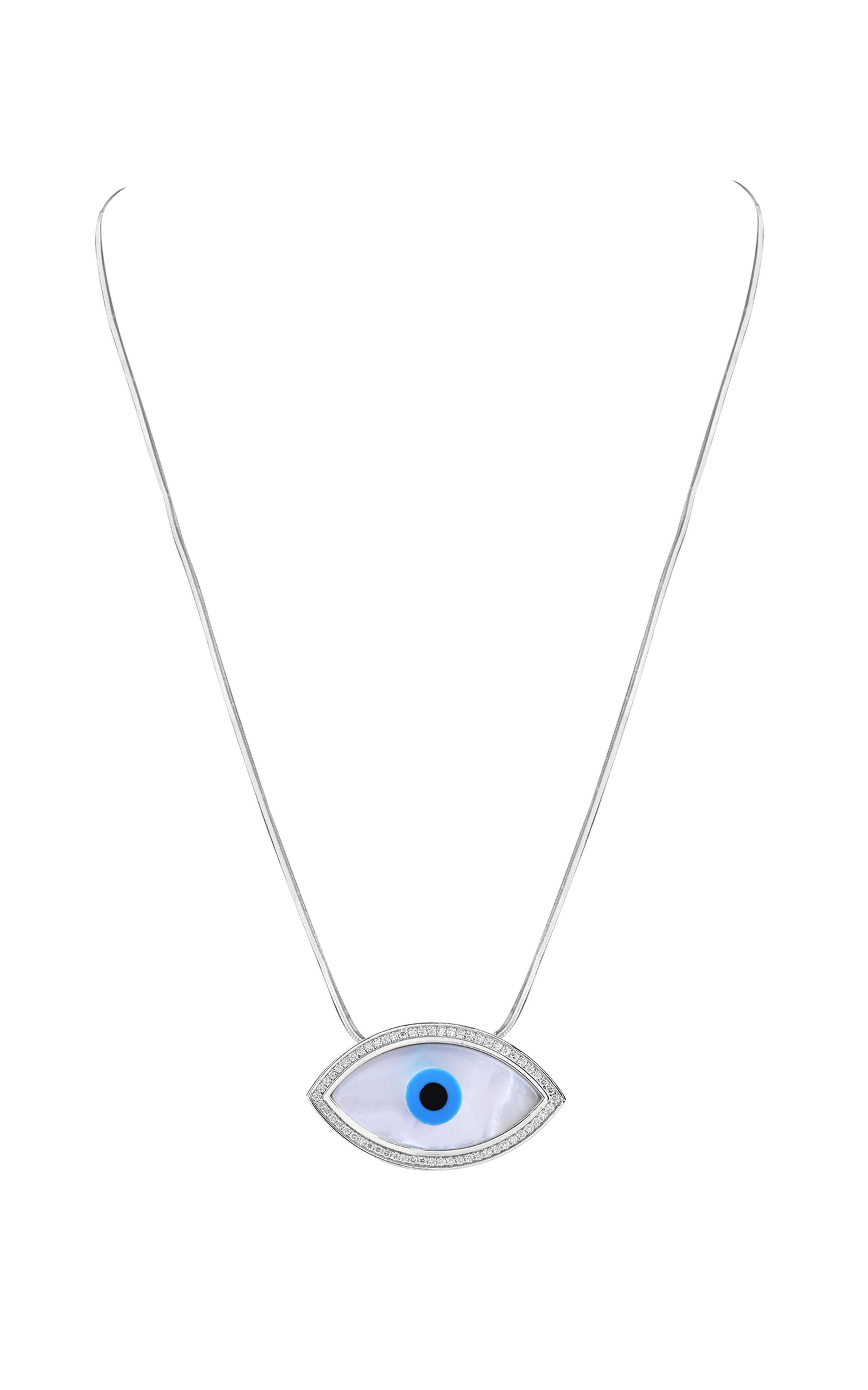 Round Cut Evil Eye (Marquise) Bag Bijoux with Natural Diamonds For Sale