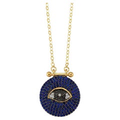 Evil Eye Medallion Necklace