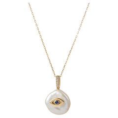 EVIL EYE Pearl NECKLACE