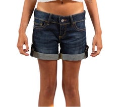 Evisu pink sequin Denim Shorts
