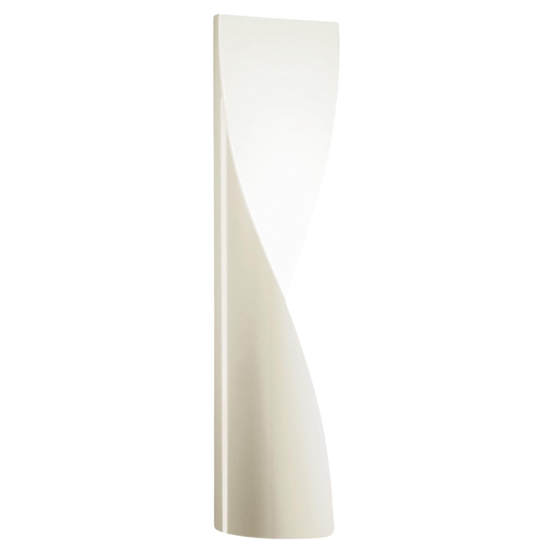 Evita White Wall Lamp #2 - US-Wired For Sale