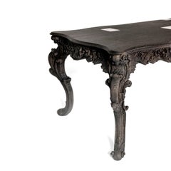 Evo, Oak and Brass Desk or Dining Table by Feruccio Laviani, Made in Italy