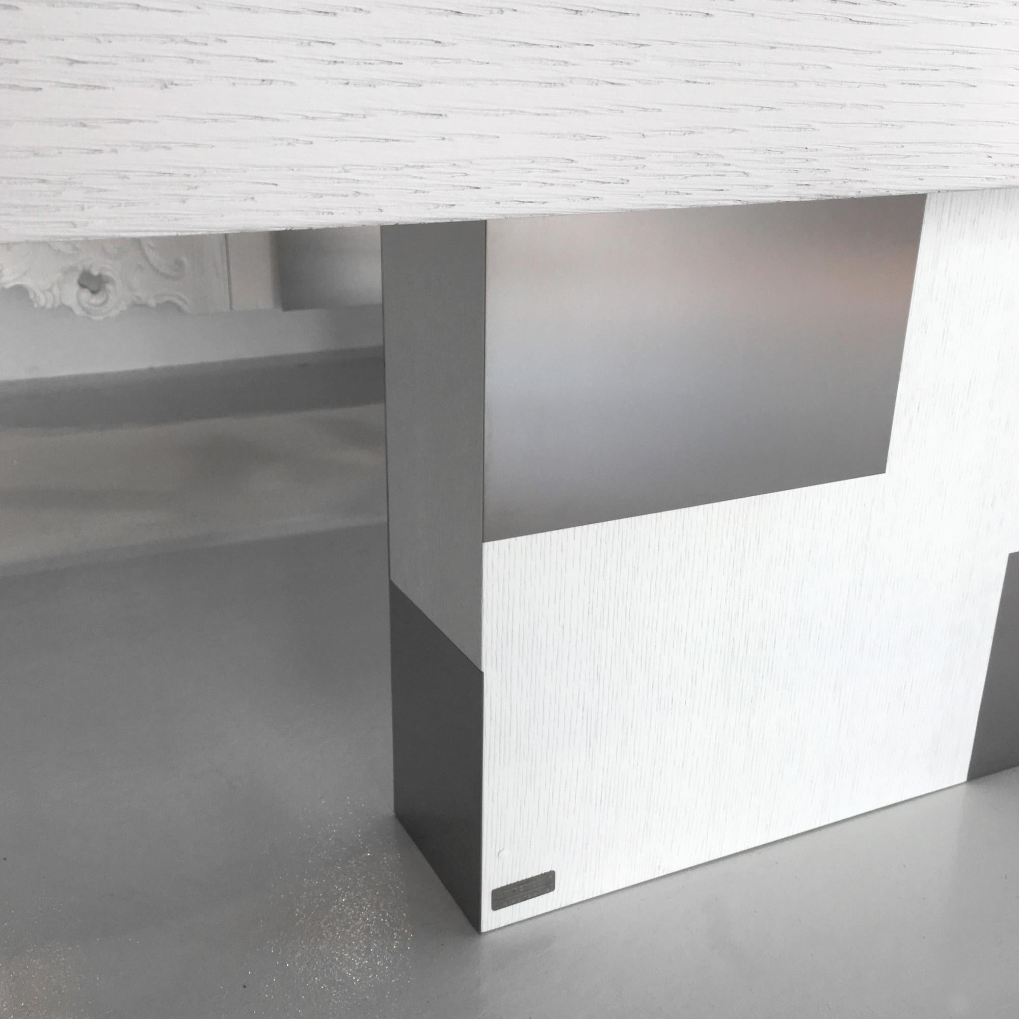 Modern In Stock in Los Angeles, Evo White Dining Table, Feruccio Laviani, Made in Italy