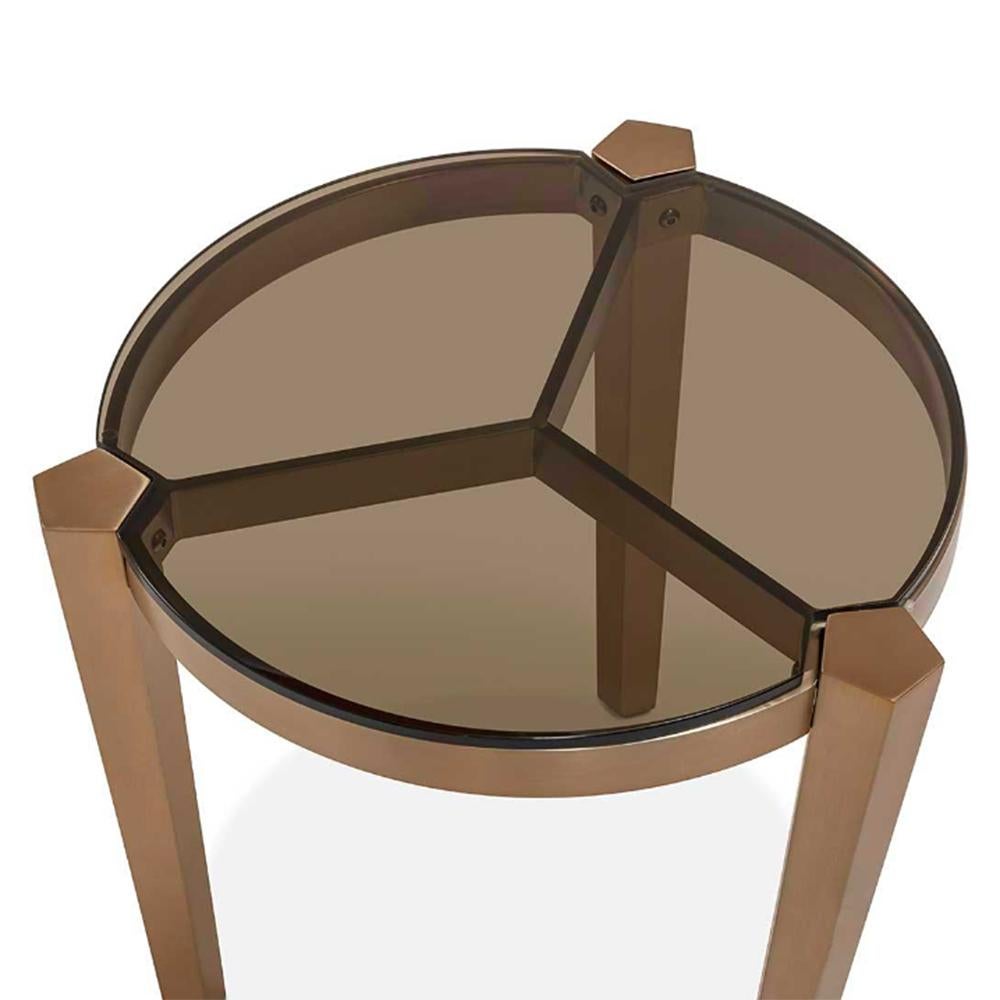 Blackened Evoca Side Table For Sale
