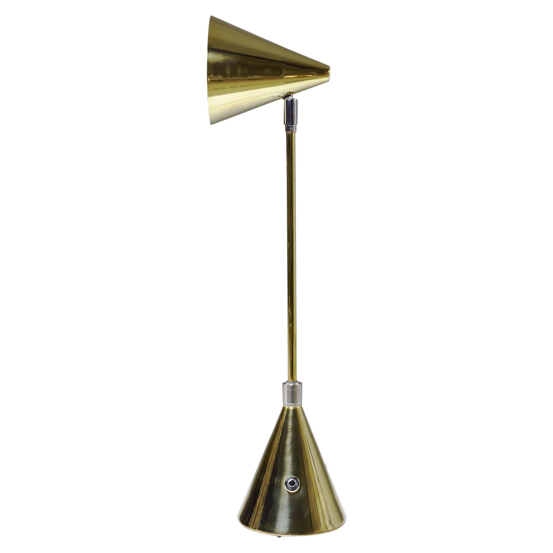 Evolution-I Contemporary Brass Table Lamp