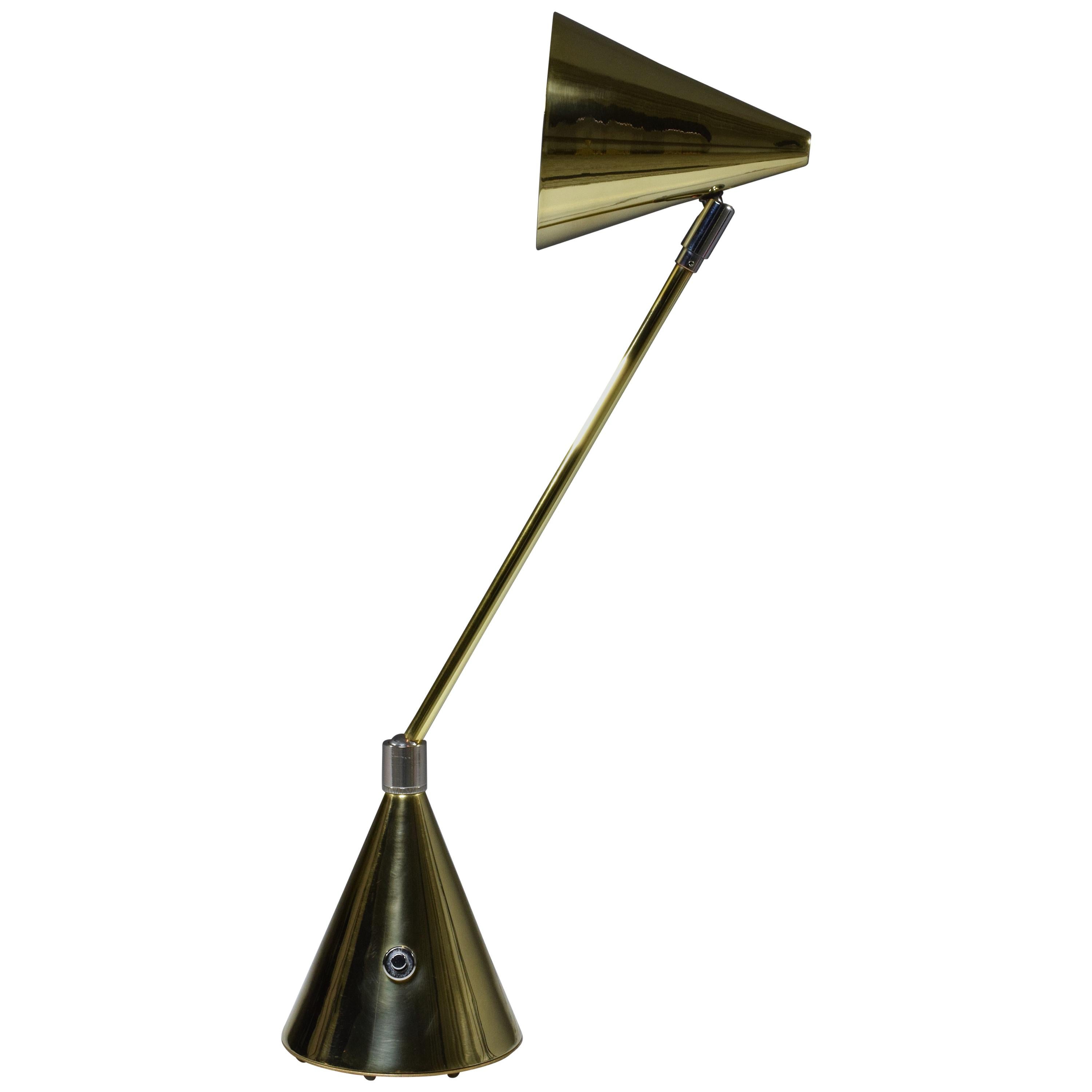 Evolution-I Contemporary Brass Table Lamp 4