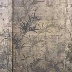 Evolving Elegance: An Oxidized Silver Screen from the Meiji Period