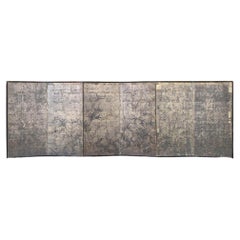 Evolving Elegance: An Oxidized Silver Screen from the Meiji Period