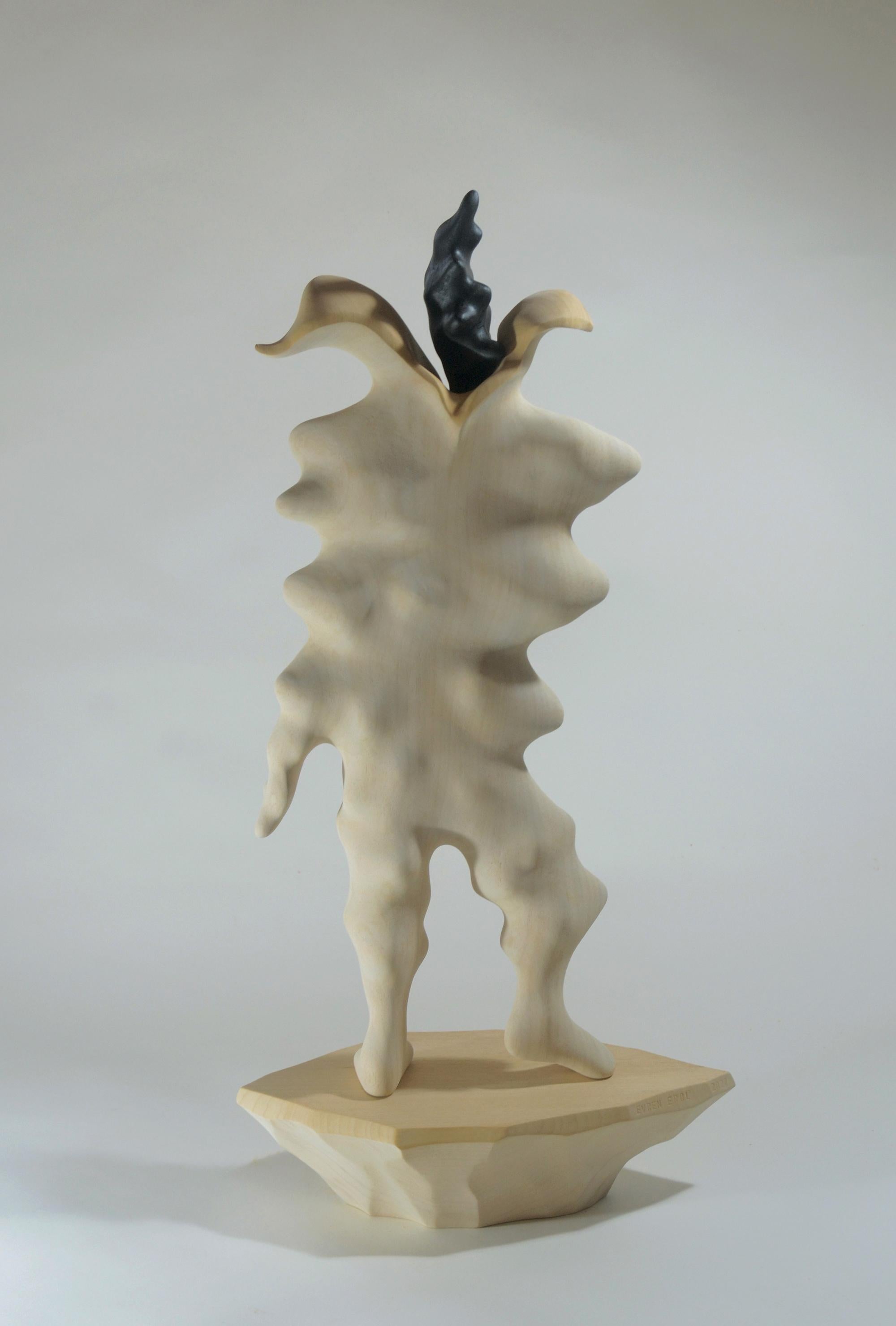 Dreamer of The night No:2 Abstrakte figurative Skulptur, zeitgenössische Skulptur – Sculpture von Evren Erol
