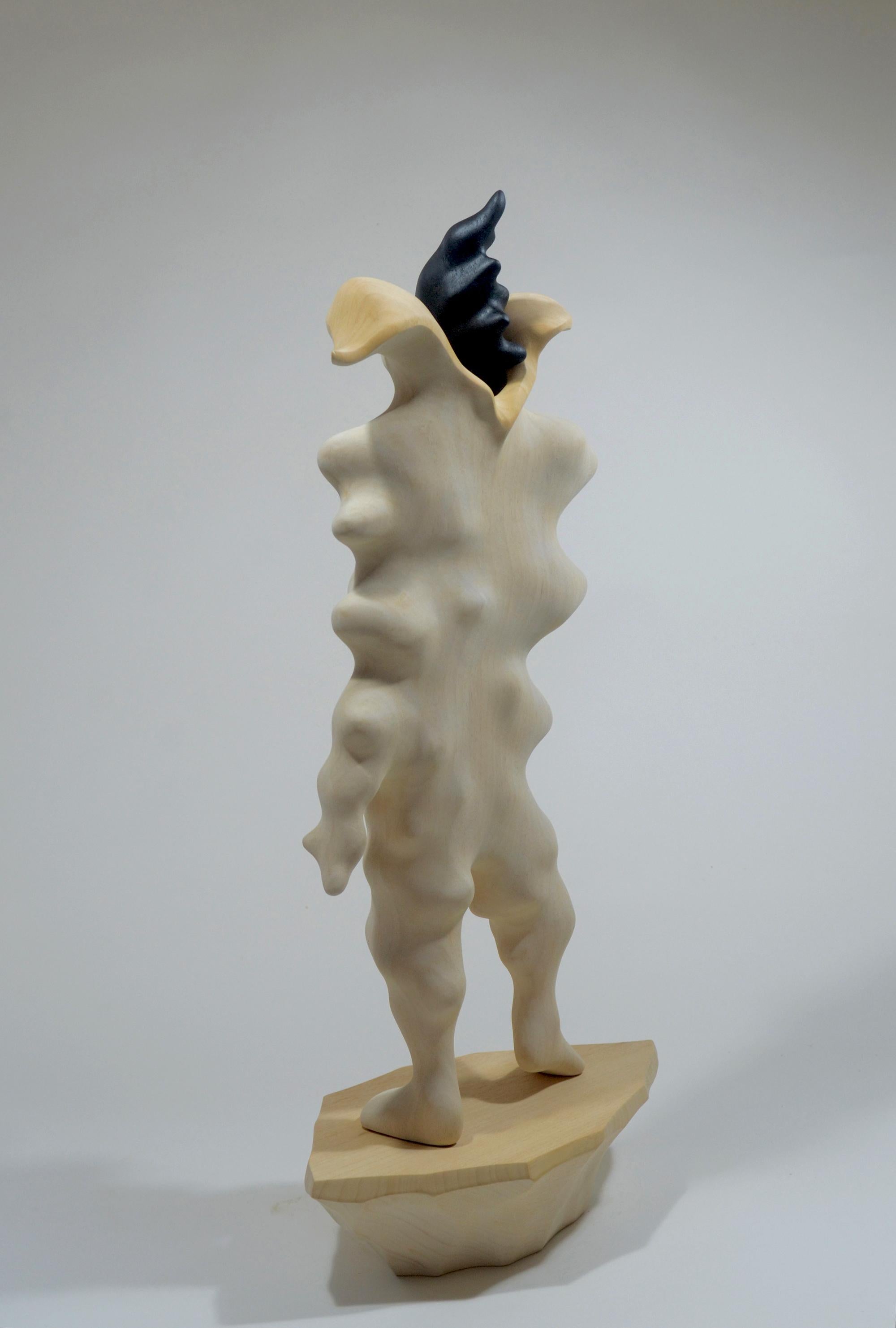 Dreamer of The night No:2 Abstrakte figurative Skulptur, zeitgenössische Skulptur (Zeitgenössisch), Sculpture, von Evren Erol