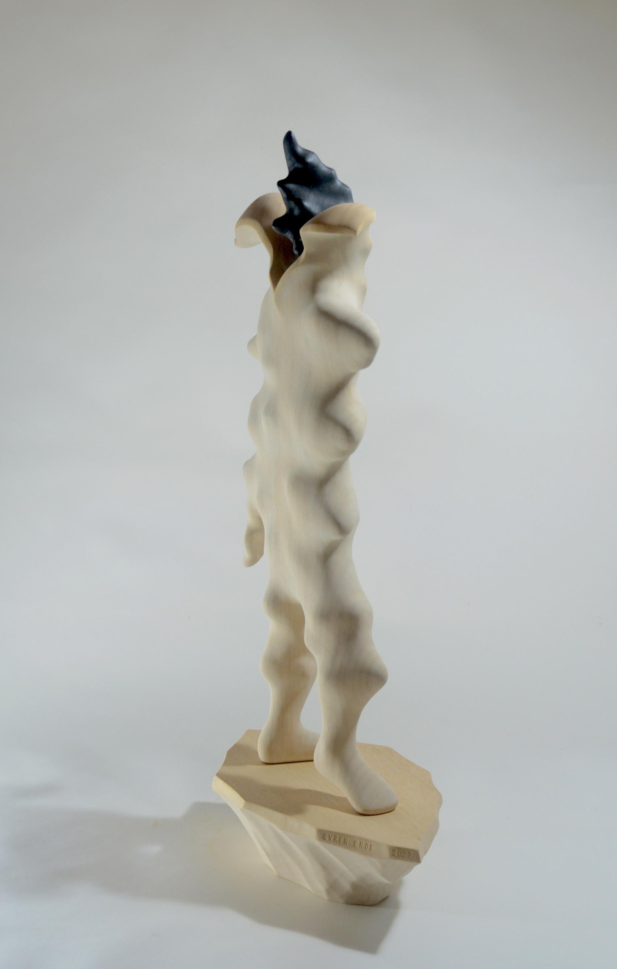 Dreamer of The night No:2 Abstrakte figurative Skulptur, zeitgenössische Skulptur 2
