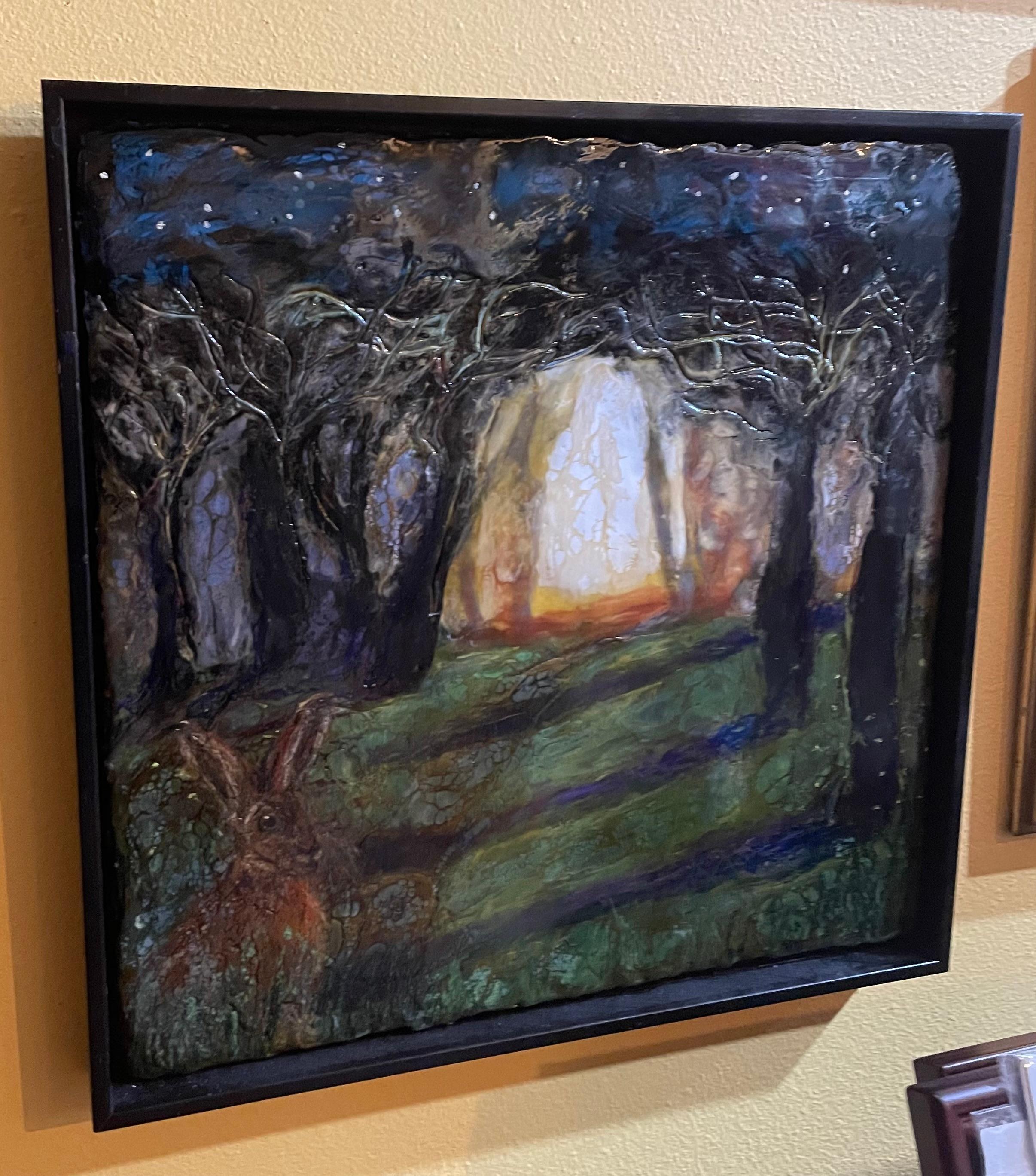 A la espera de - Painting de Evy Olsen Halvorsen