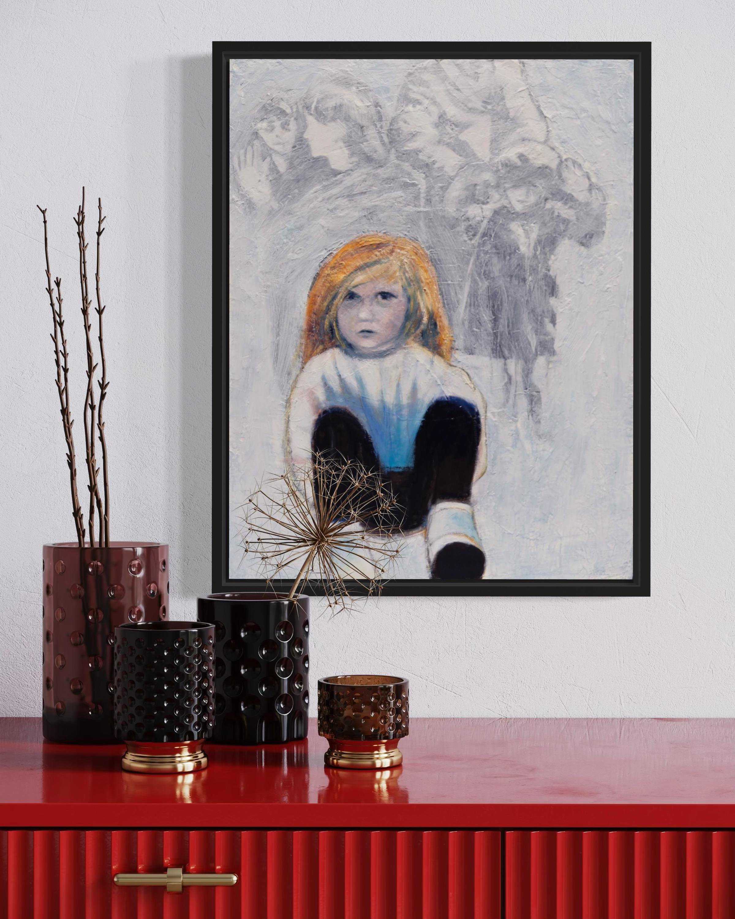 Ich verstehe es einfach nicht. (Surrealismus), Painting, von Evy Olsen Halvorsen