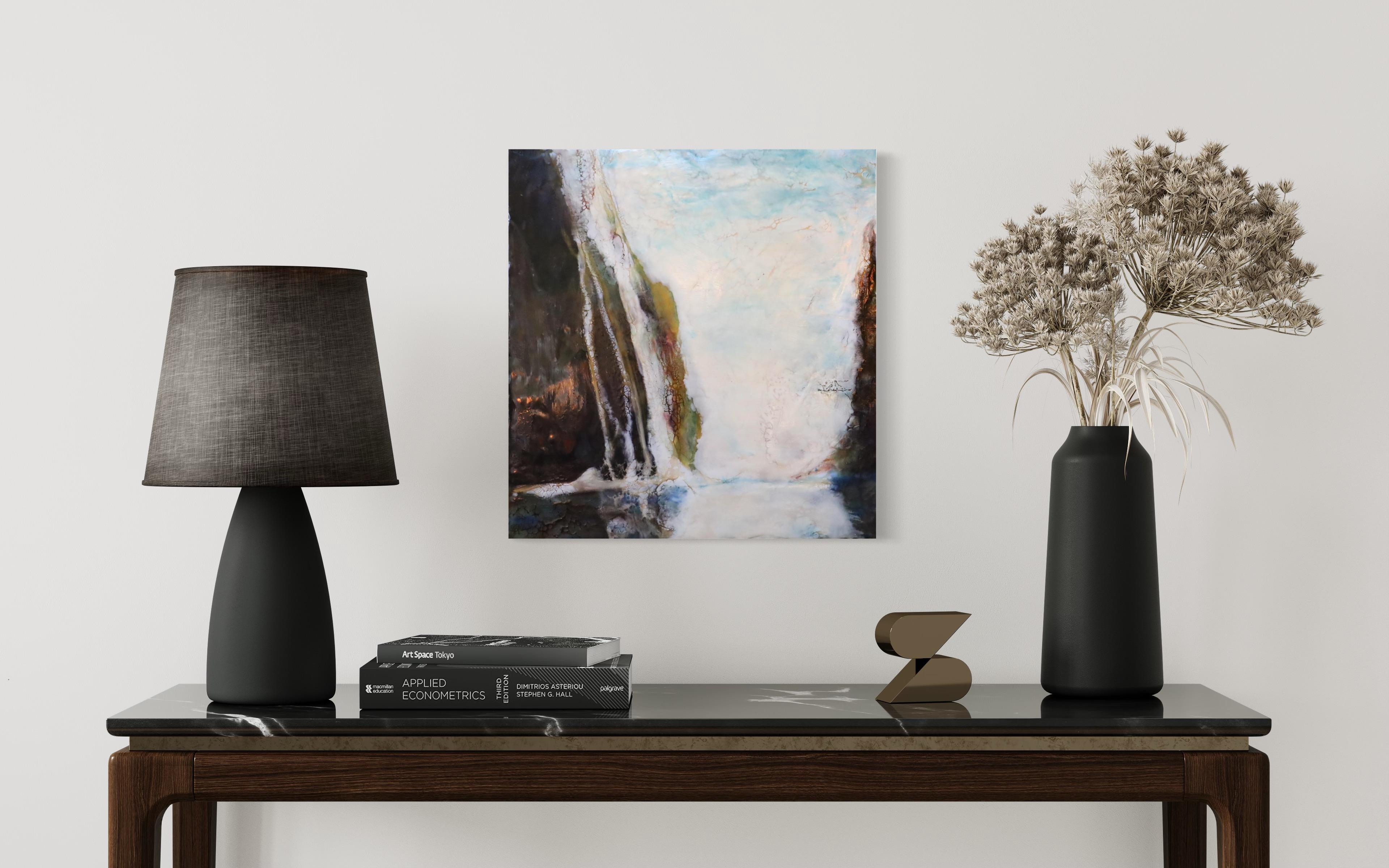 La caída - Painting de Evy Olsen Halvorsen