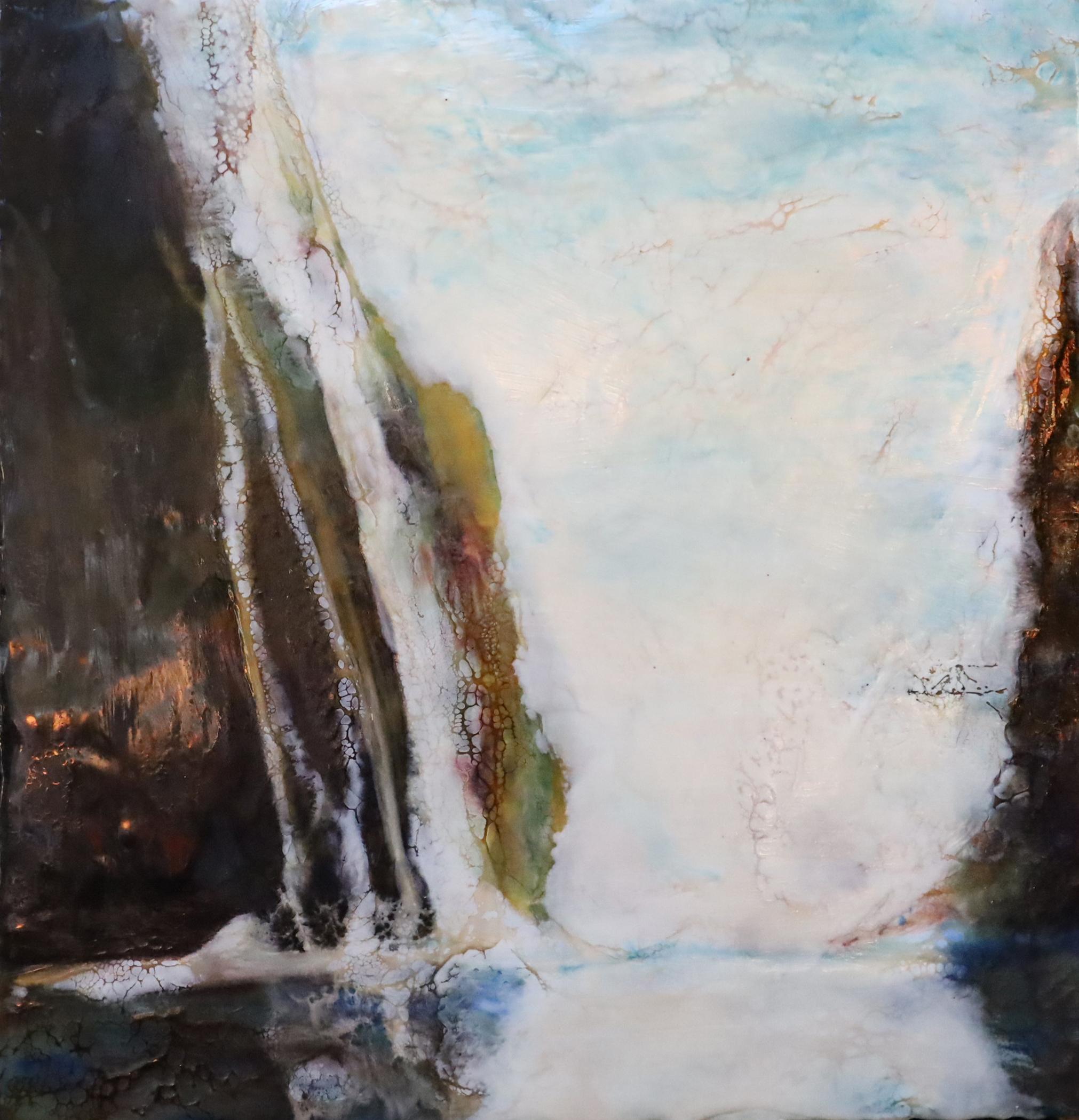 Landscape Painting de Evy Olsen Halvorsen - La caída