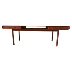 EW Bach coffee table in teak with drawers and magazine rack