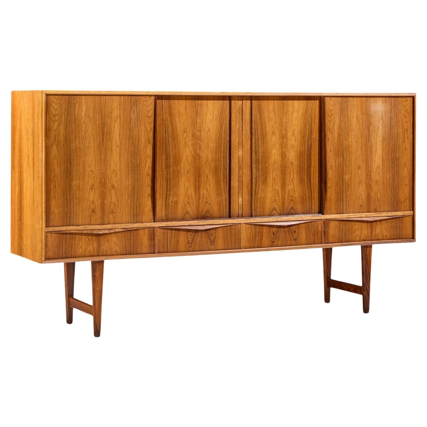 E.W. Bach for Sejling Mid Century Danish Rosewood Credenza For Sale