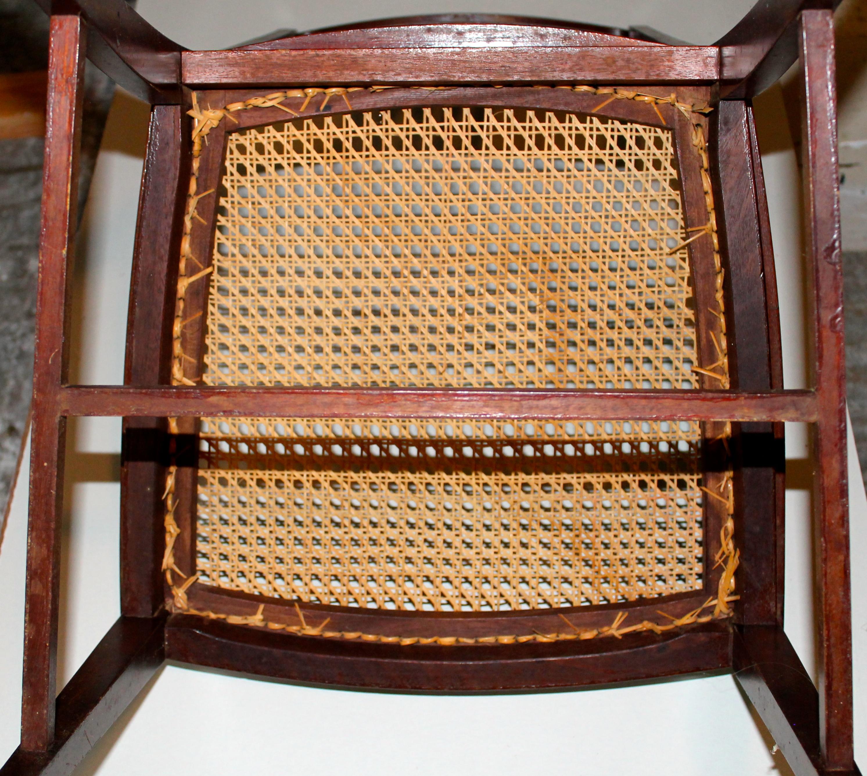Hand-Crafted E.W. Godwin Attributed Anglo-Japanese Aesthetic Movement Side Chair For Sale