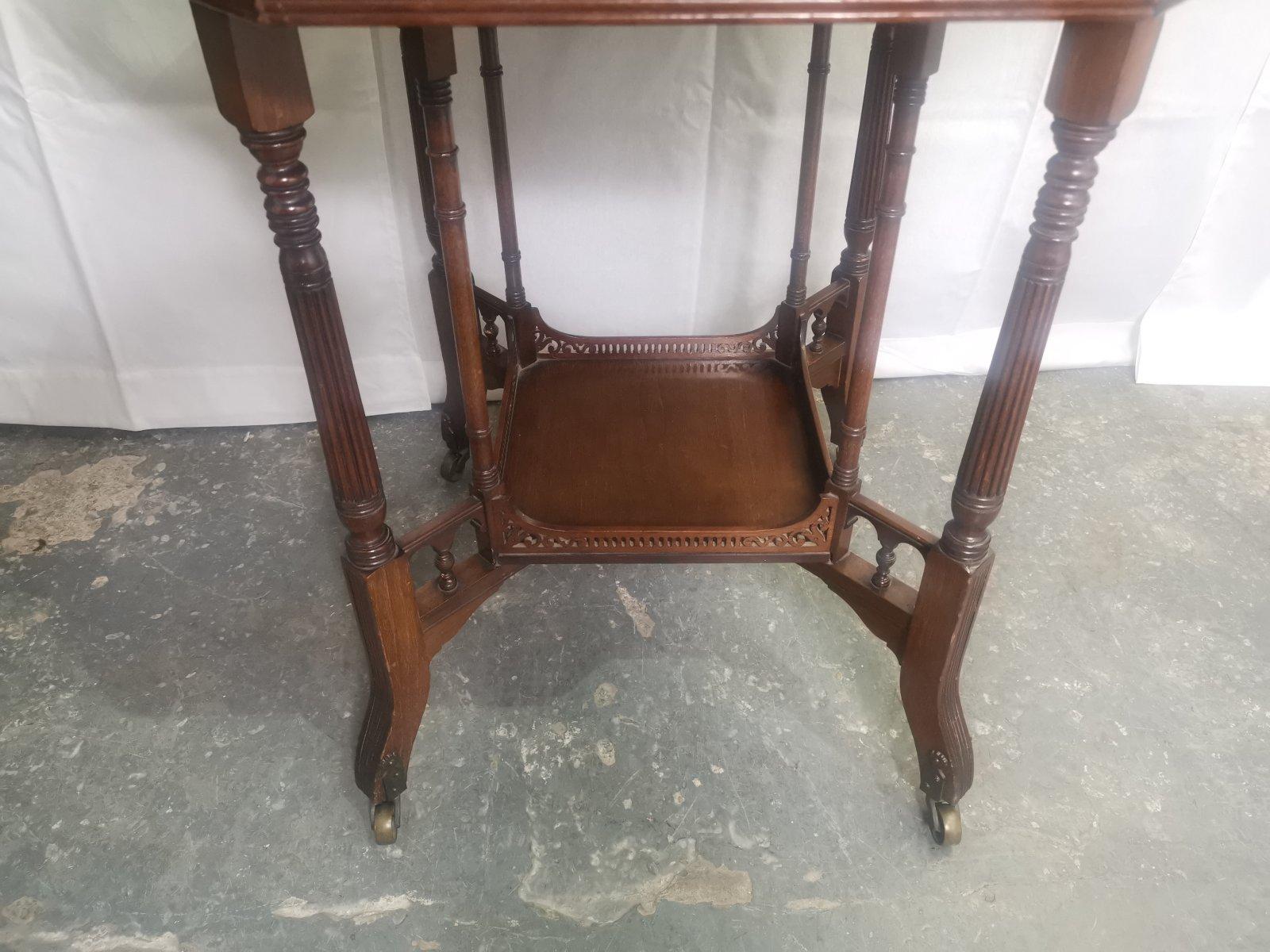 Hand-Crafted E.W. Godwin Style of an Anglo-Japanese Side/Centre-Table For Sale