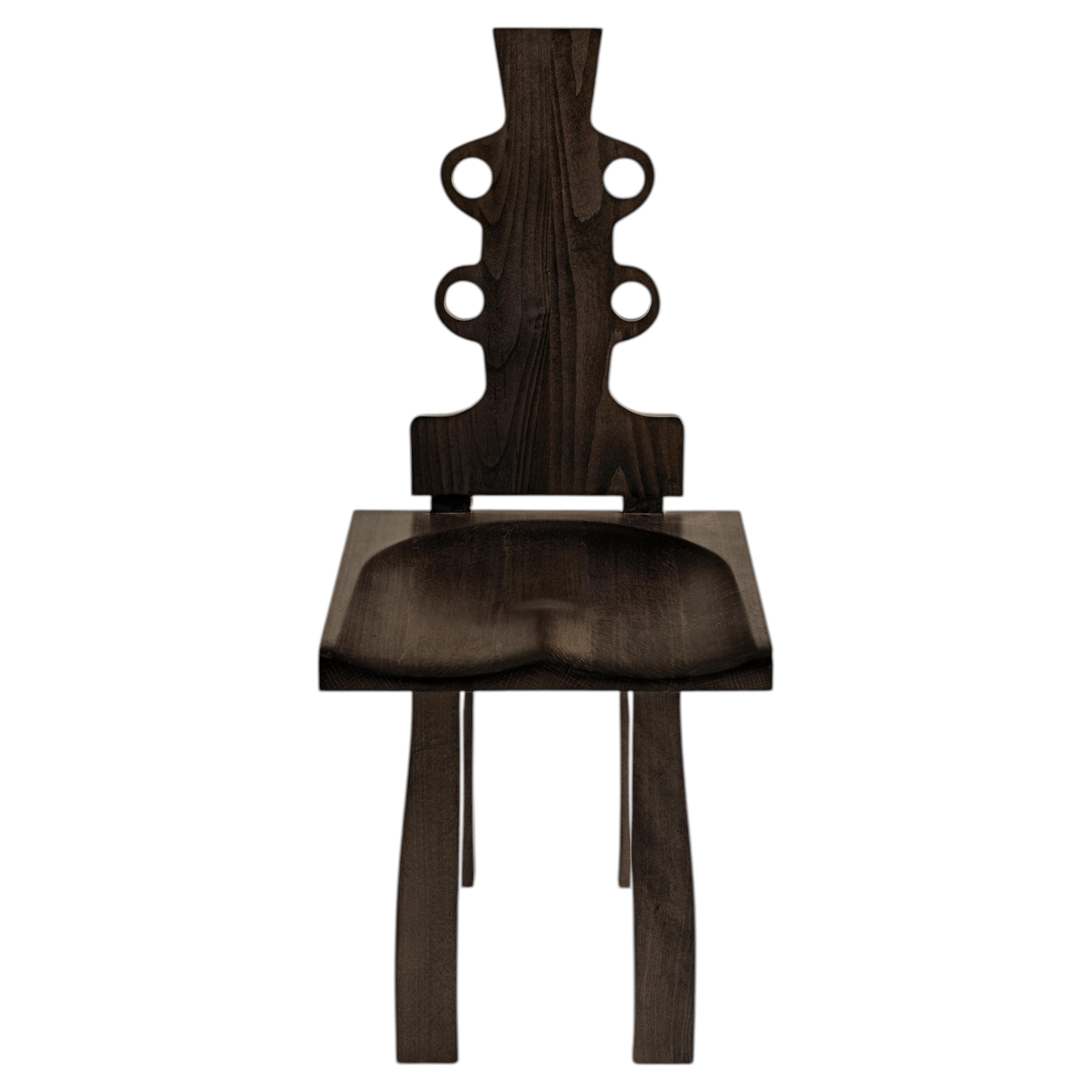 Ewa Chair in Beech Wood by Animate Objects For Sale