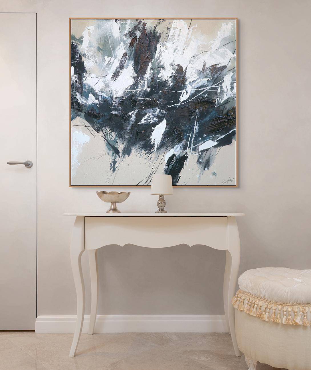 Verdad secreta (Pintura abstracta) - Painting de Ewa Matyja