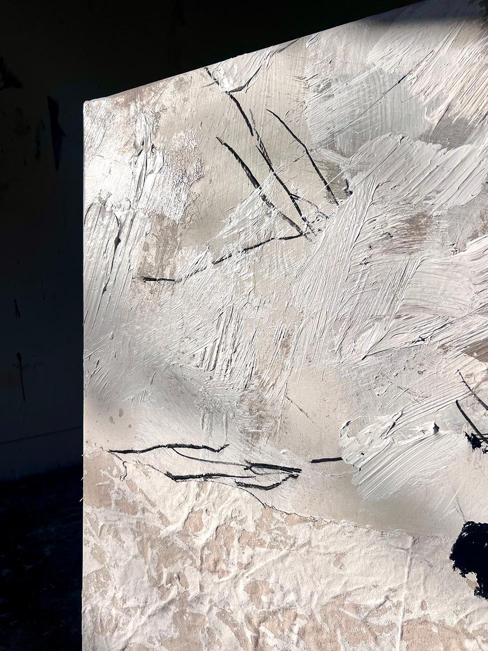 Ewa Matyja - Tears Unseen (Abstract Painting) For Sale at 1stDibs