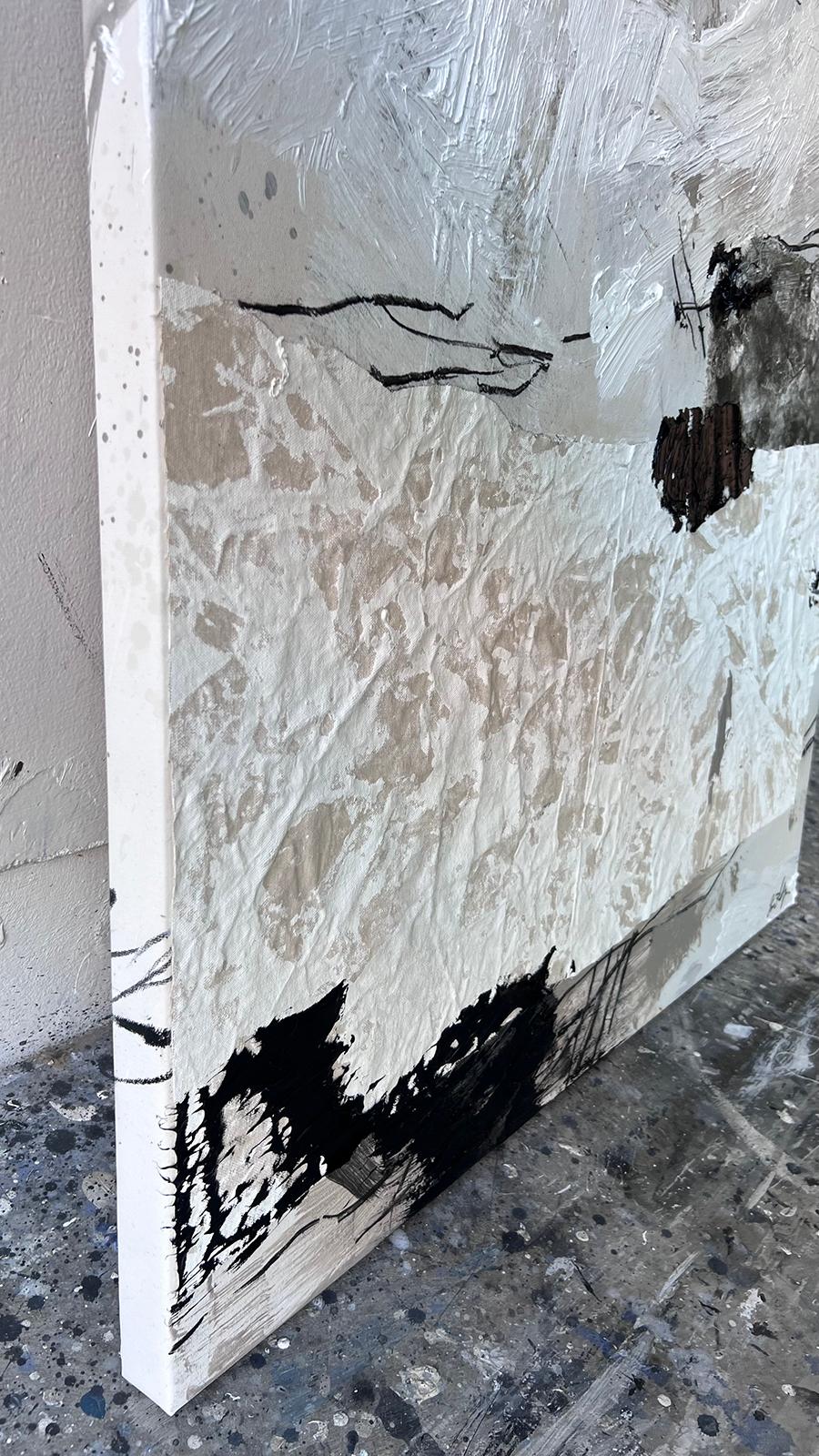 Ewa Matyja - Tears Unseen (Abstract Painting) For Sale at 1stDibs