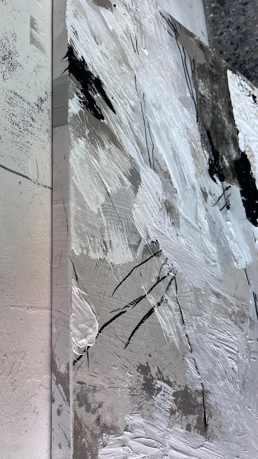 Ewa Matyja - Tears Unseen (Abstract Painting) For Sale at 1stDibs