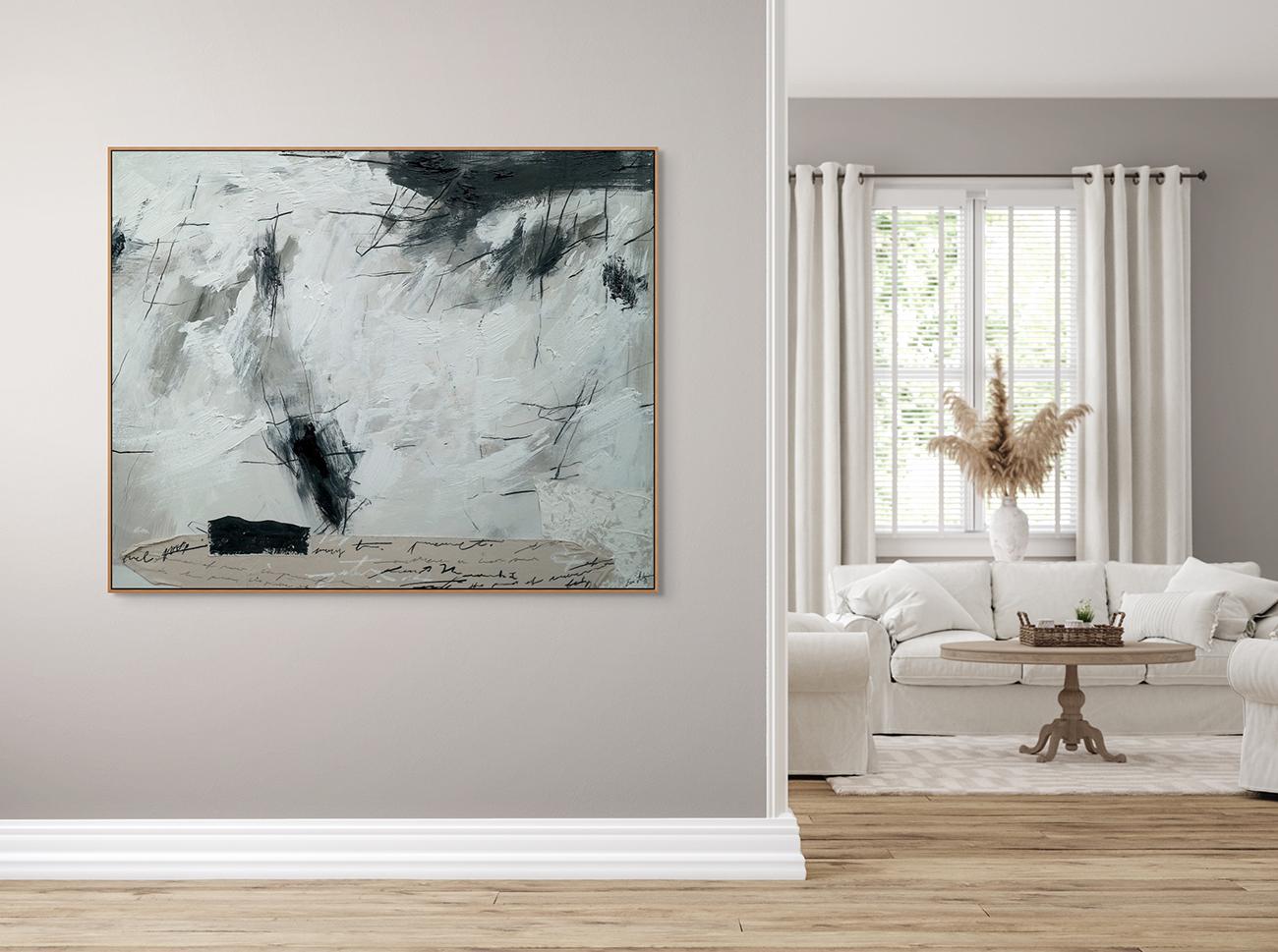 Fiducia (Pittura astratta) - Painting di Ewa Matyja