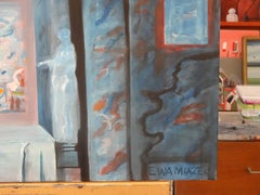 'Baroque Interior - Temple Vilnius, ' Ewa Miazek-Mioduszewska, Acrylic Painting