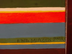 'Beetles, ' by Ewa Miazek-Mioduszewska, Acrylic on Canvas Painting