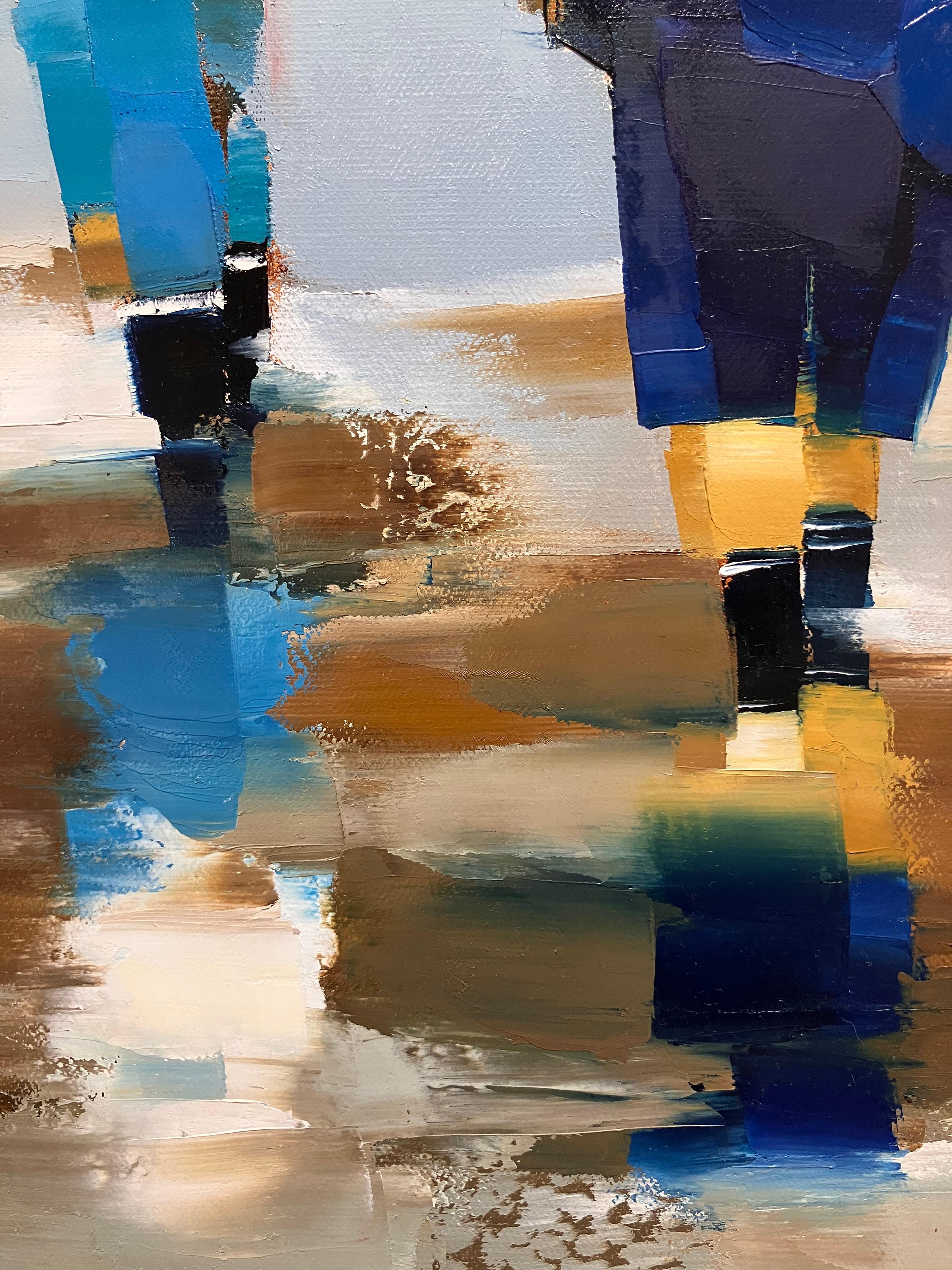 Die polnische Künstlerin Ewa Rzeznik spiegelt in ihren farbenfrohen Gemälden die Realität wider: Fischer an der französischen Küste, Familien, die zum Mon Saint-Michel spazieren, Kinder, die in der Brandung spielen. Die leuchtende, fast leuchtende